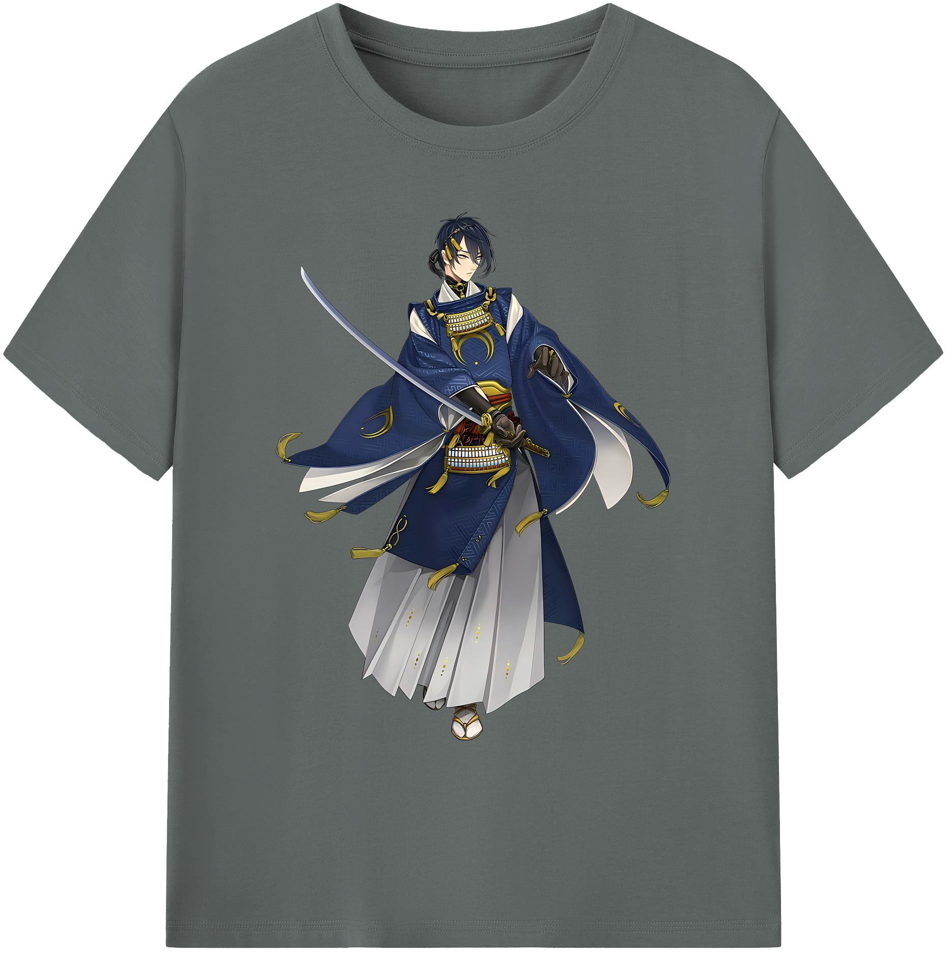 （画像用） 刀剣乱舞 Touken Ranbu 綿100％ メンズ半袖Tシャツ｜肌触りやわらか＆通気性